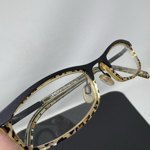 Jean Lafont Eyeglasses Rococo 017 black Leopard Signature Print  50 [] 20-140 - Picture 15 of 16